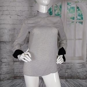 Who What Wear Women's XS Polka Dot Top